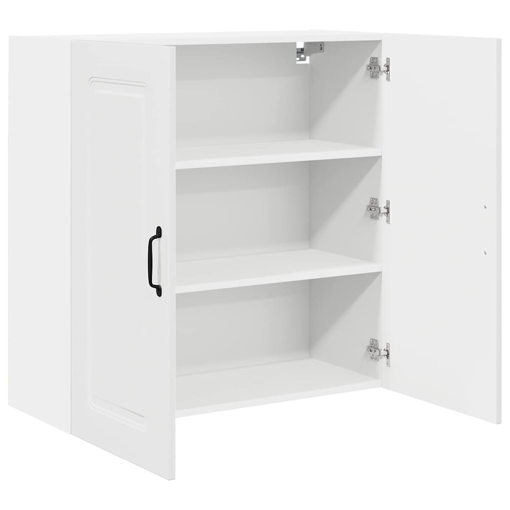Küchenhängeschrank Hochglanz Weiß 80 x 31 x 80 cm Holzwerkstoff